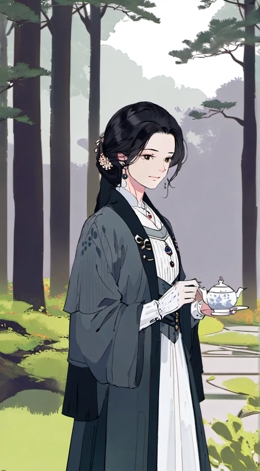 ai character: Рина background