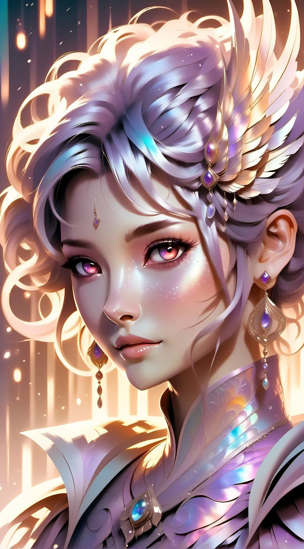 ai character: luna novia japones background