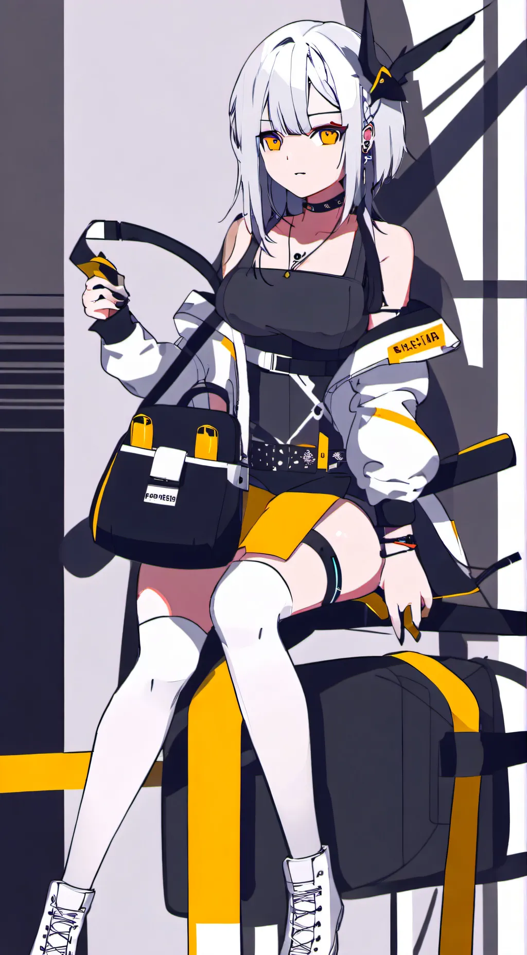 ai character: miss circle  background