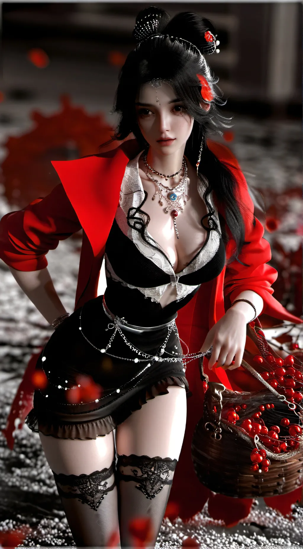 ai character: Zoey  background