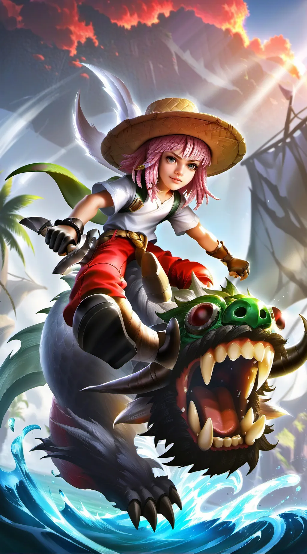 ai character: Nel background