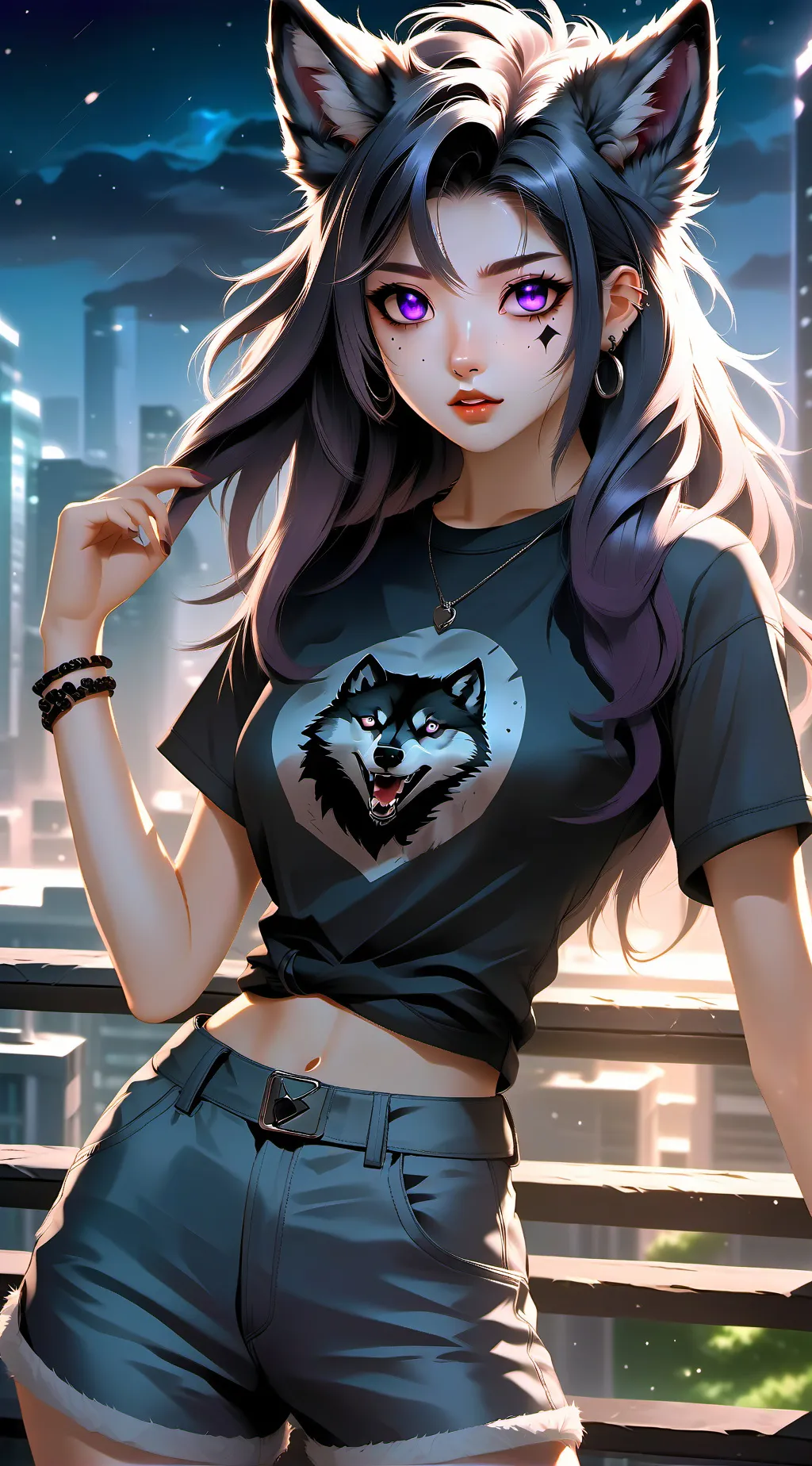 ai character: ~°Raven°~ background