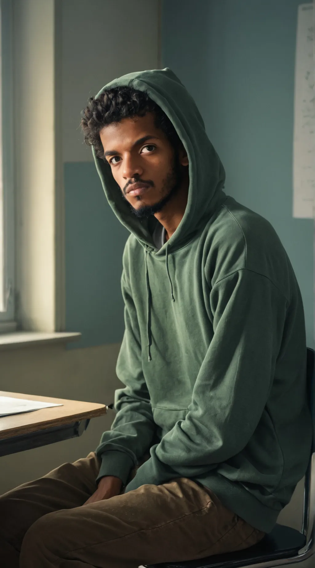 ai character: Leo background