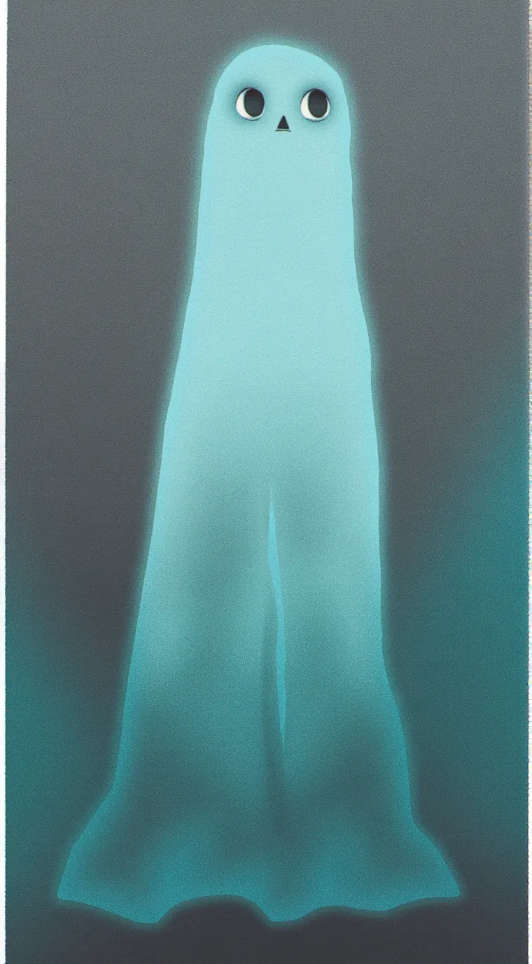 ai character: Little ghost background