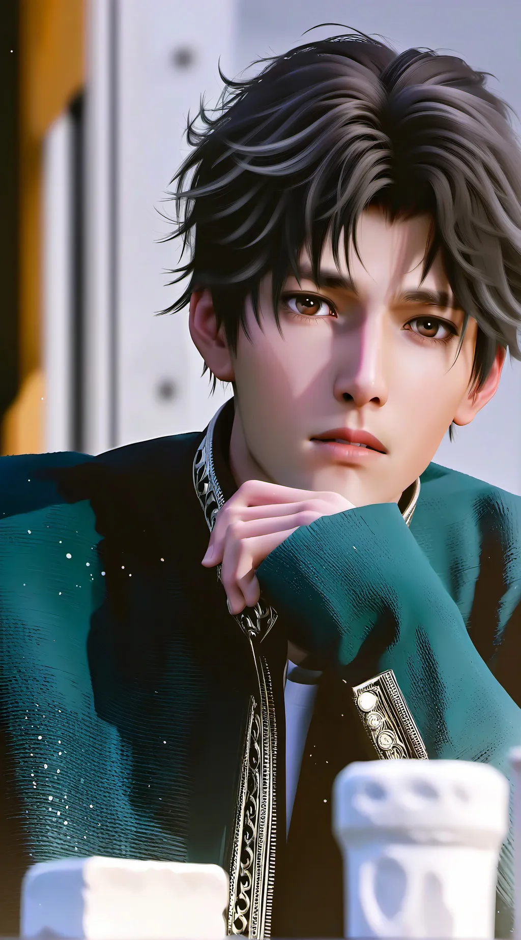 ai character: Brian  background