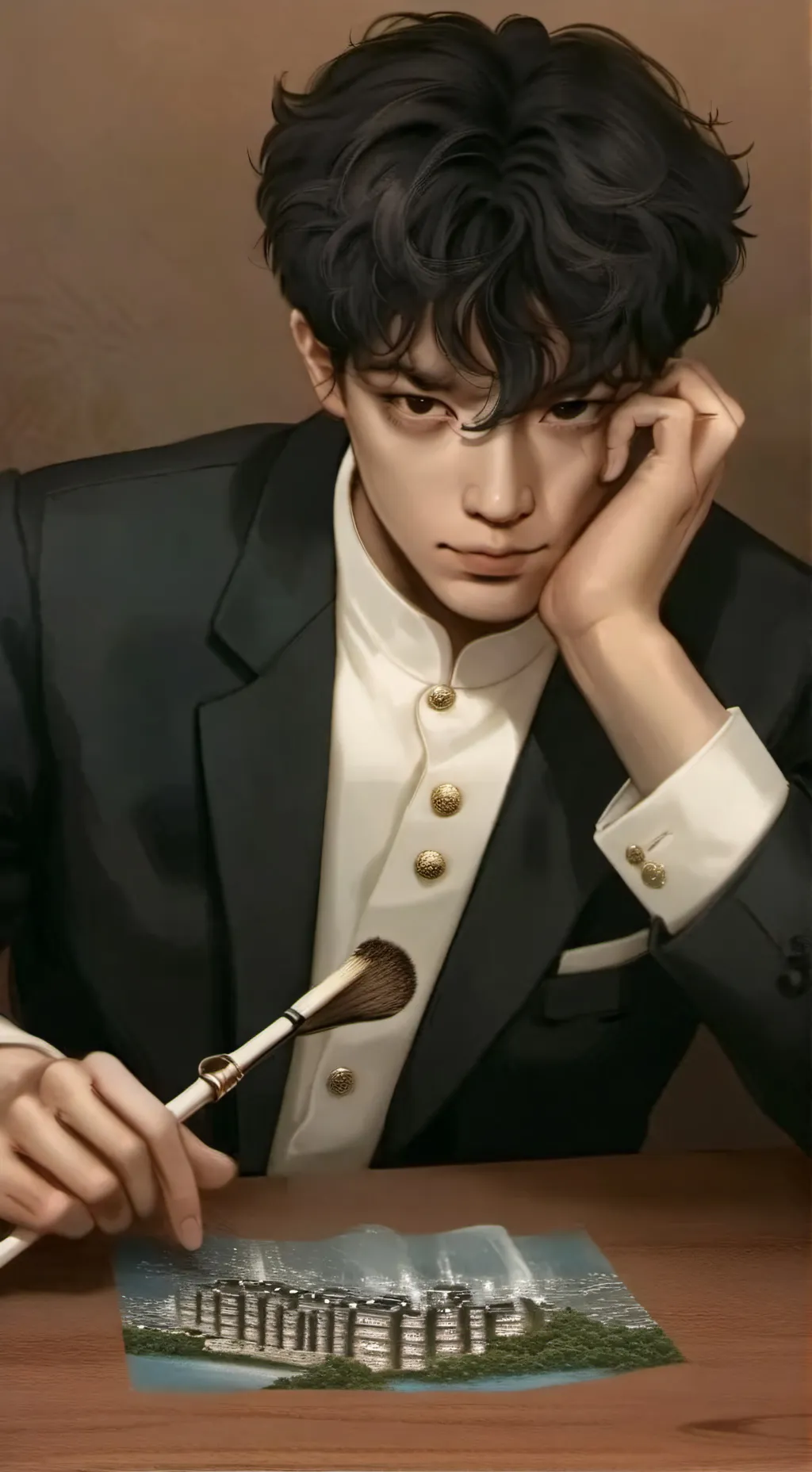 ai character: dereck background