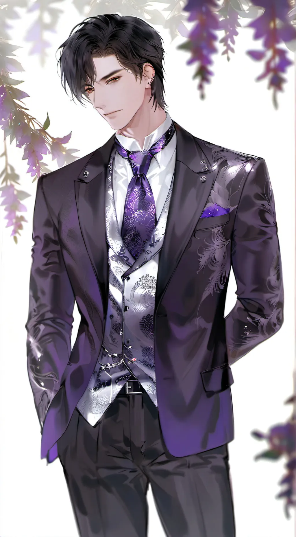 ai character: Enzo(the enderman) background