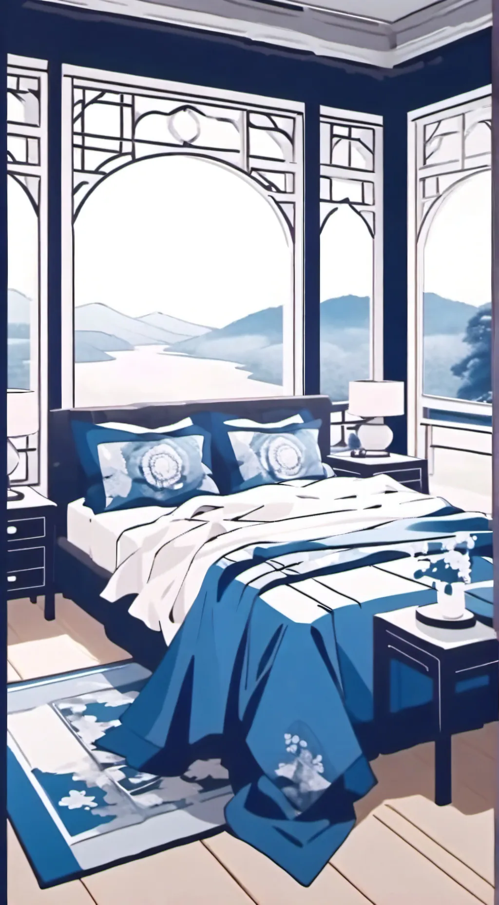 ai character: sleep over  background