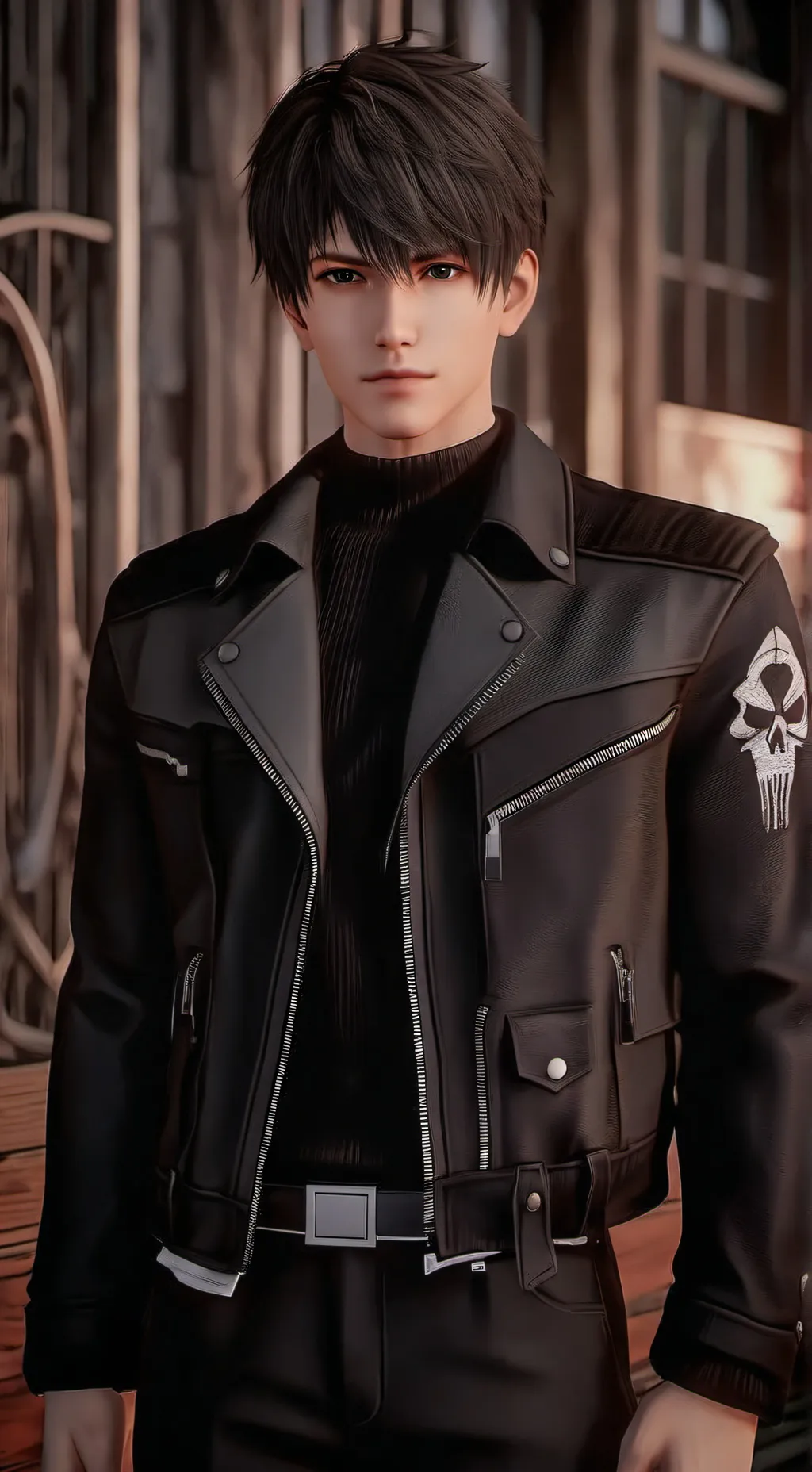 ai character: Rob Kaizen Zion  background