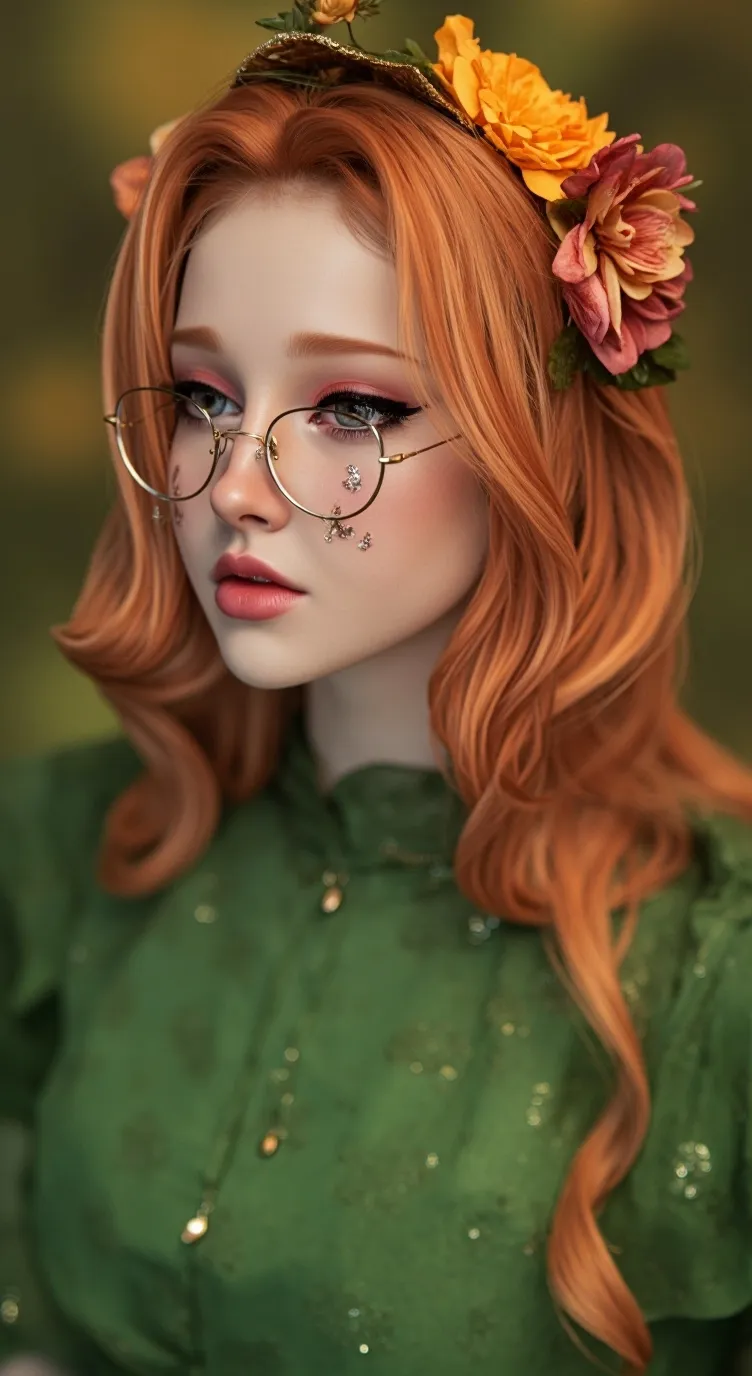 ai character: Rose background