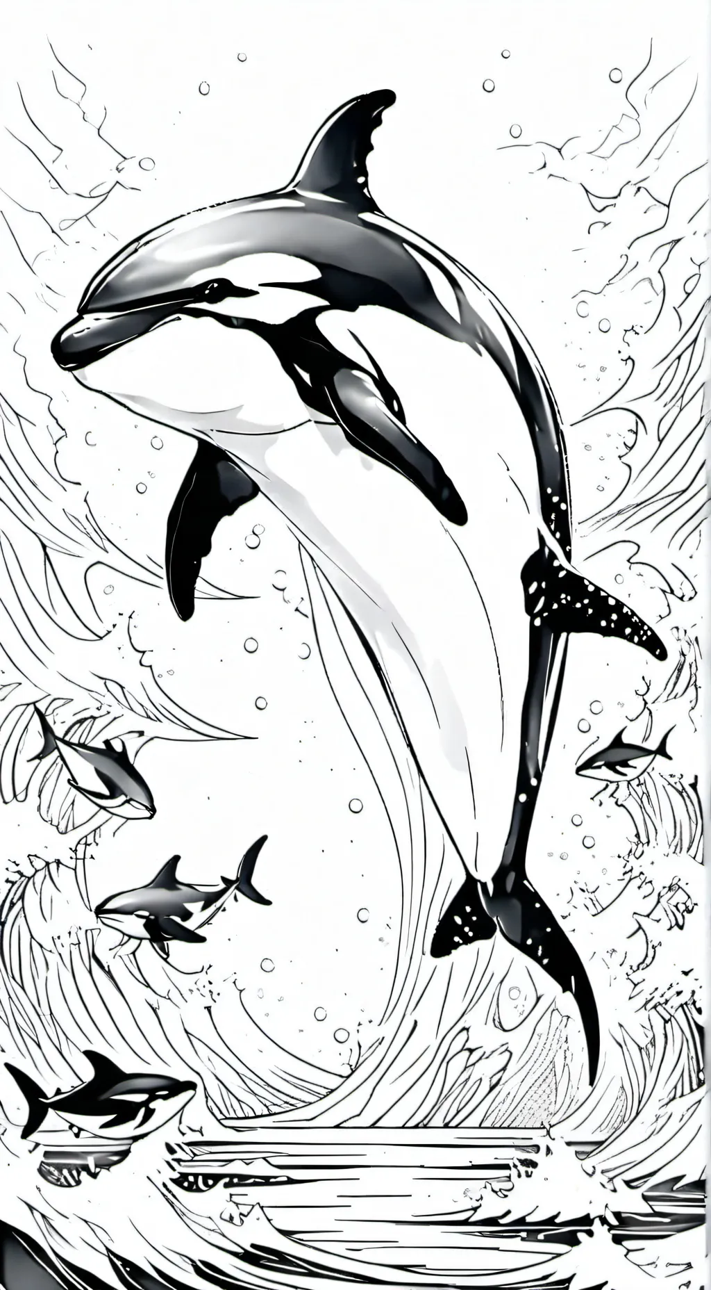 ai character: aquarium show background