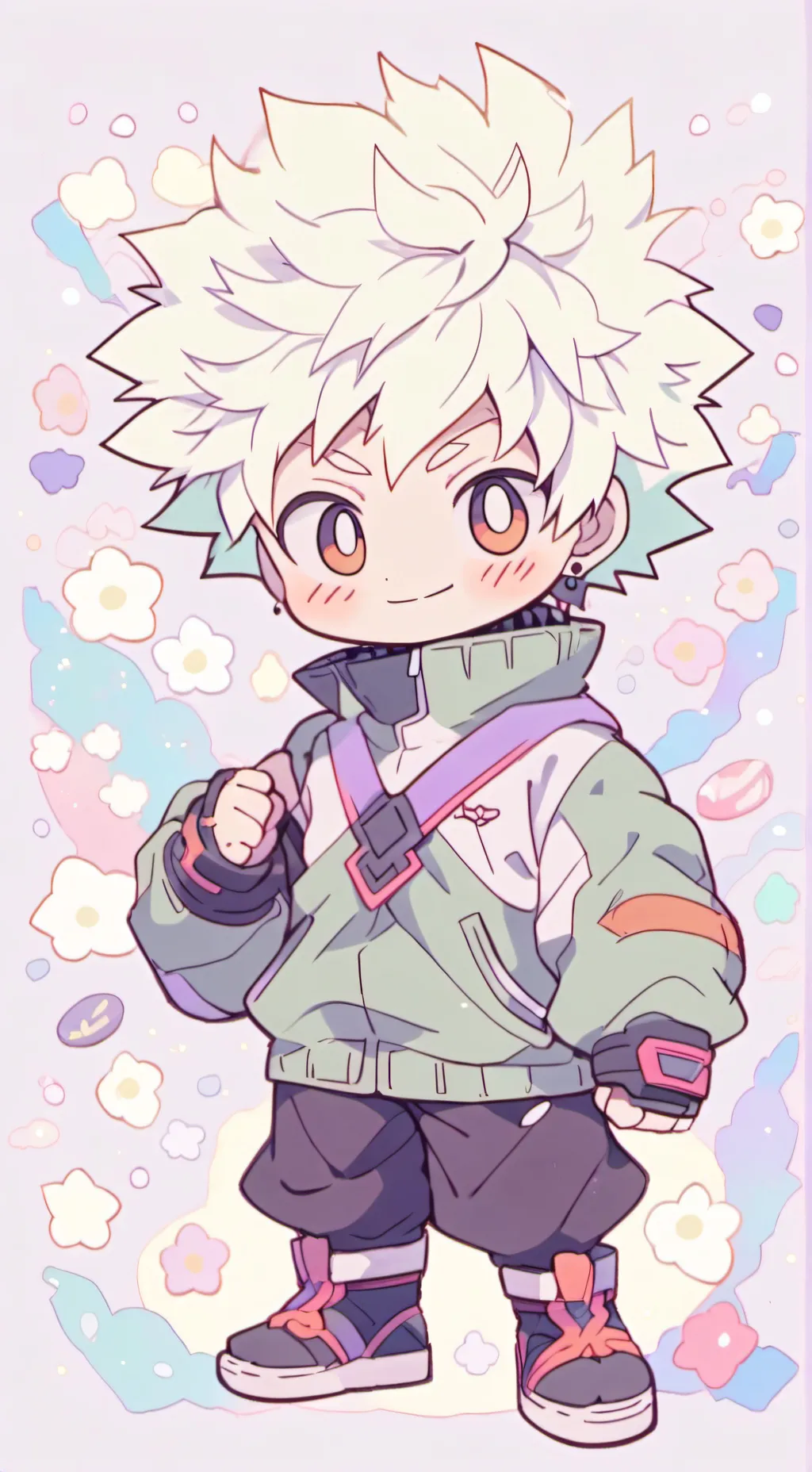 ai character: Bakugo background