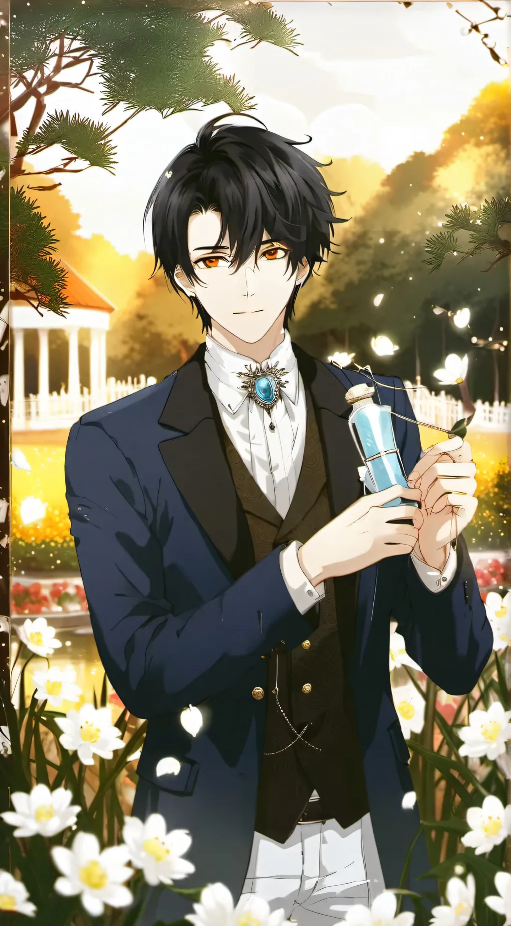 ai character: Rick  background