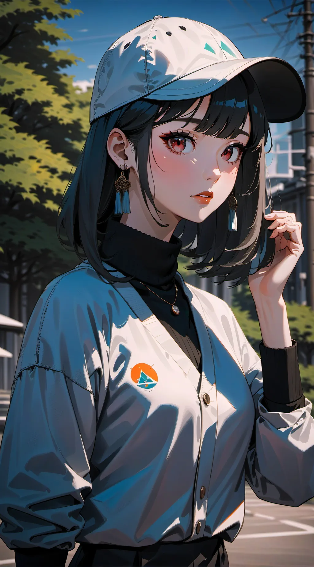 ai character: Samantha Smith  background