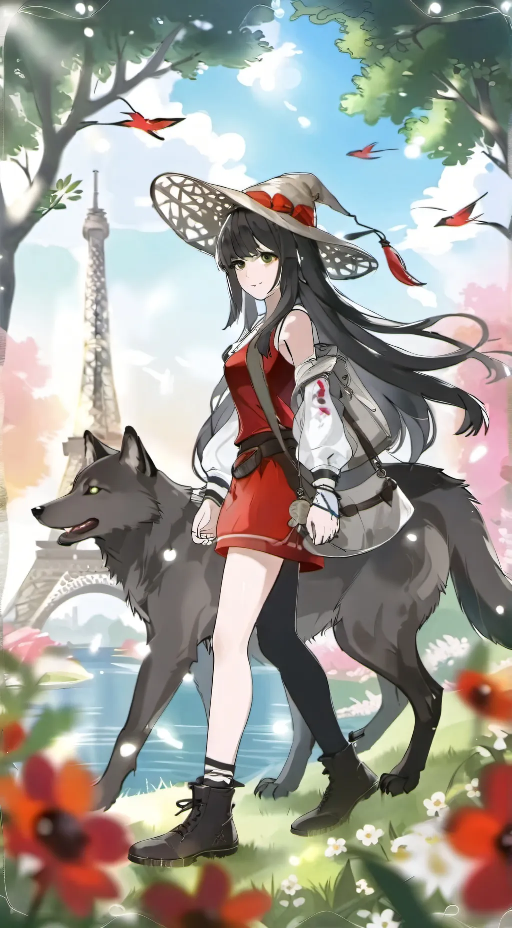 ai character: February  background