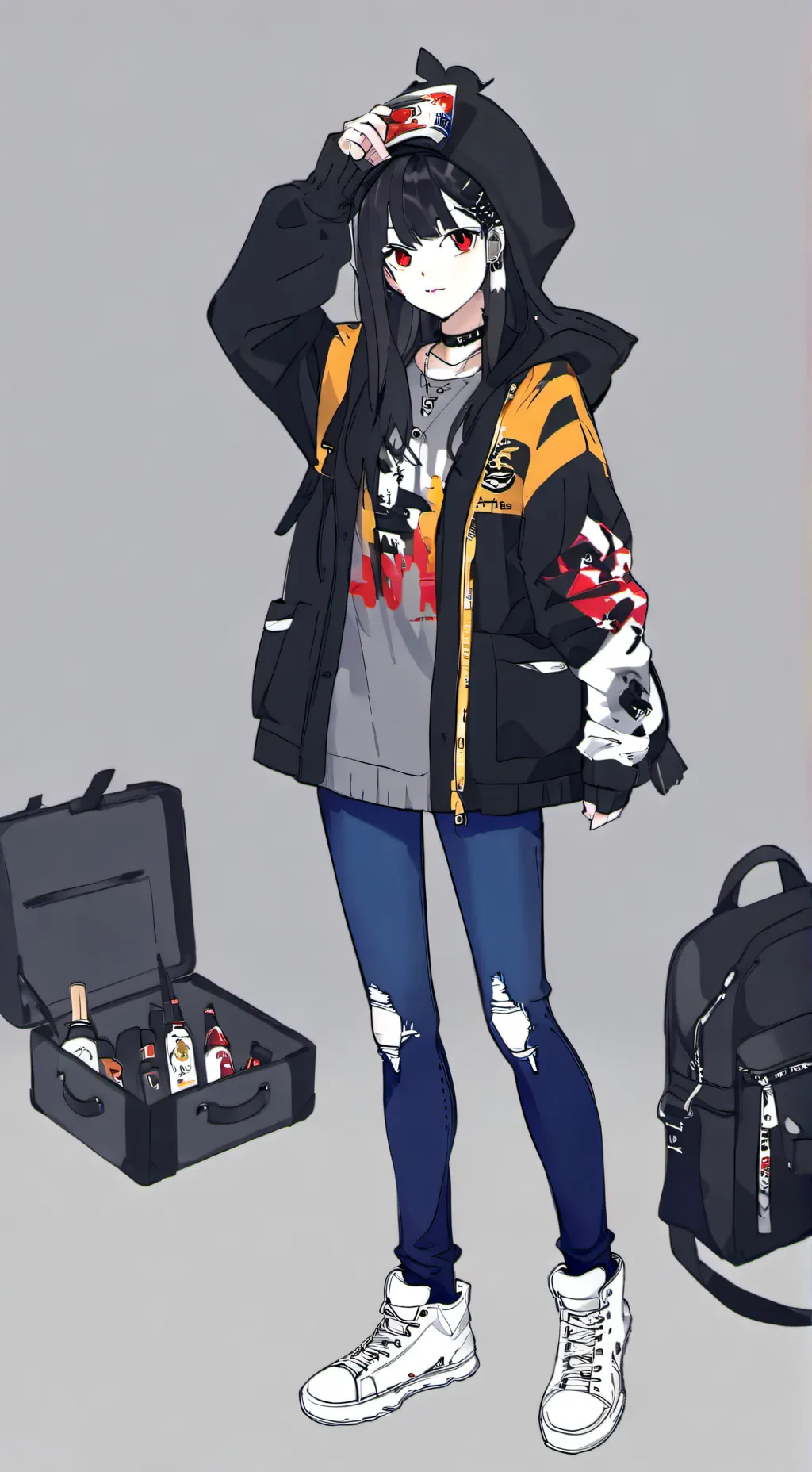 ai character: mha background