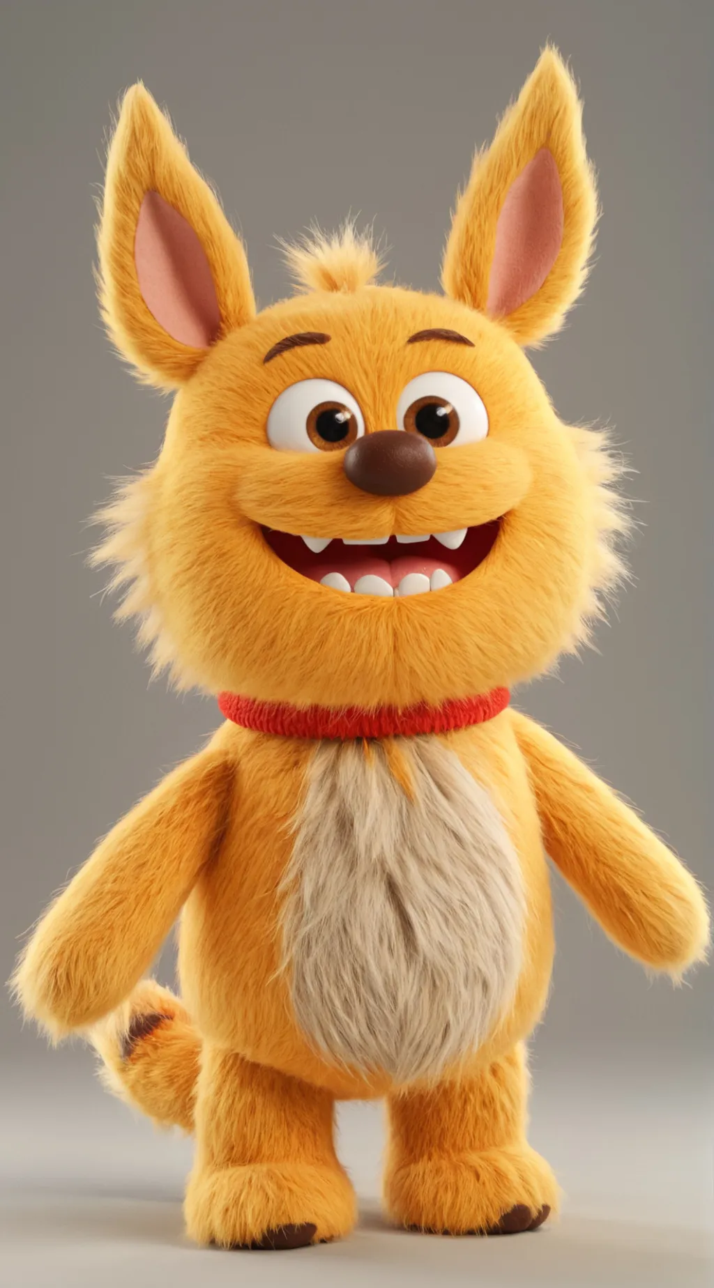 ai character: Labubu dubai choc background