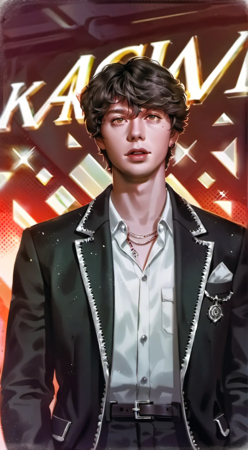 ai character: Karl 💜 background