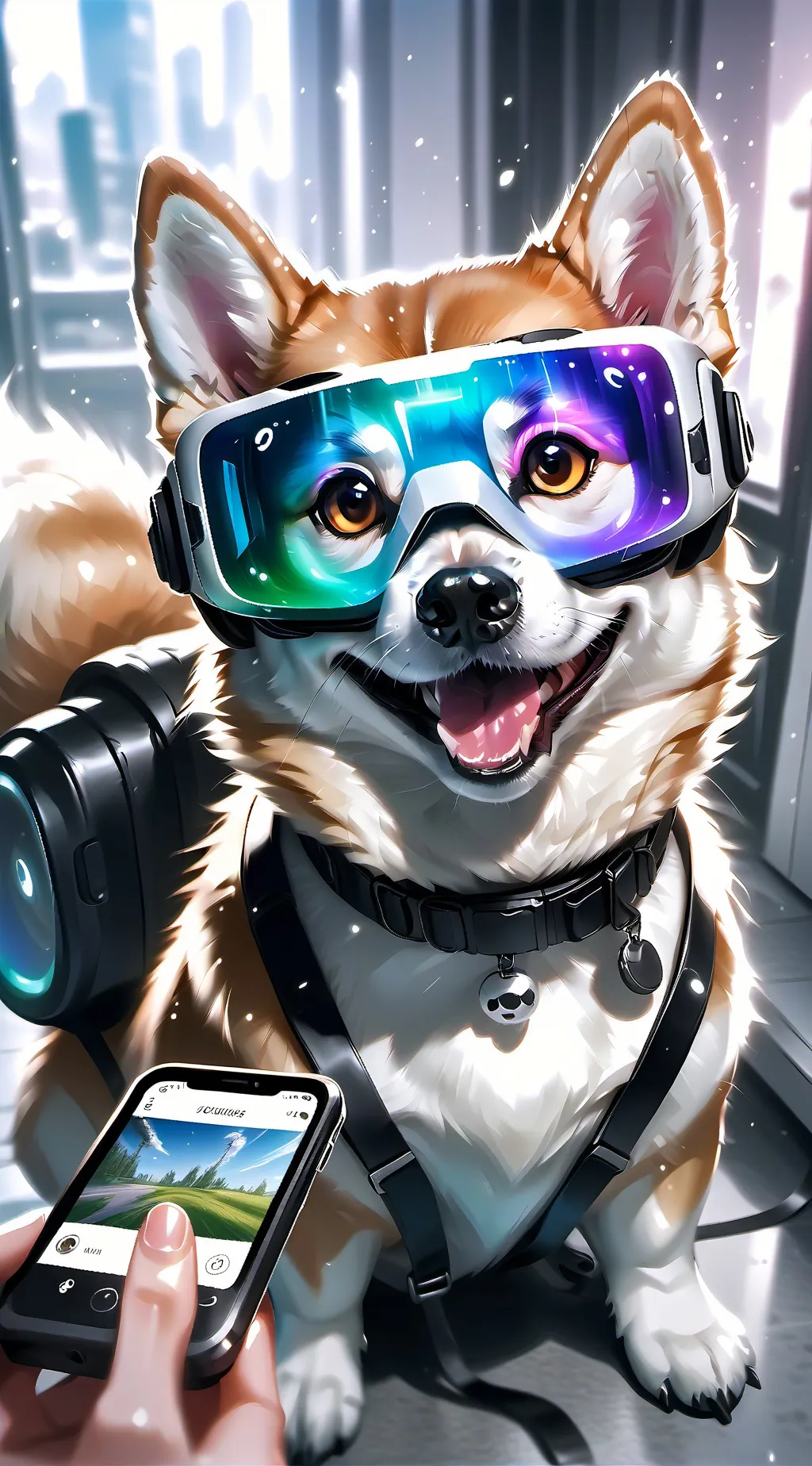 ai character: Bitmoji background