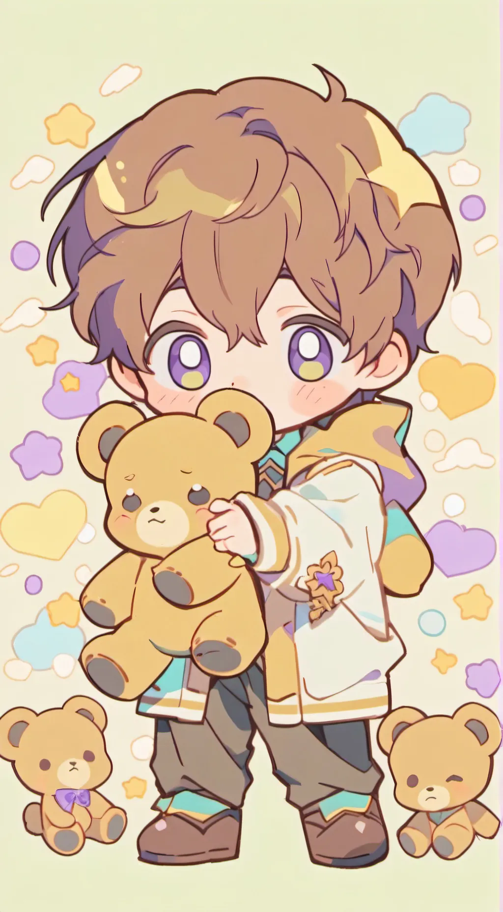 ai character: Evan afton  background