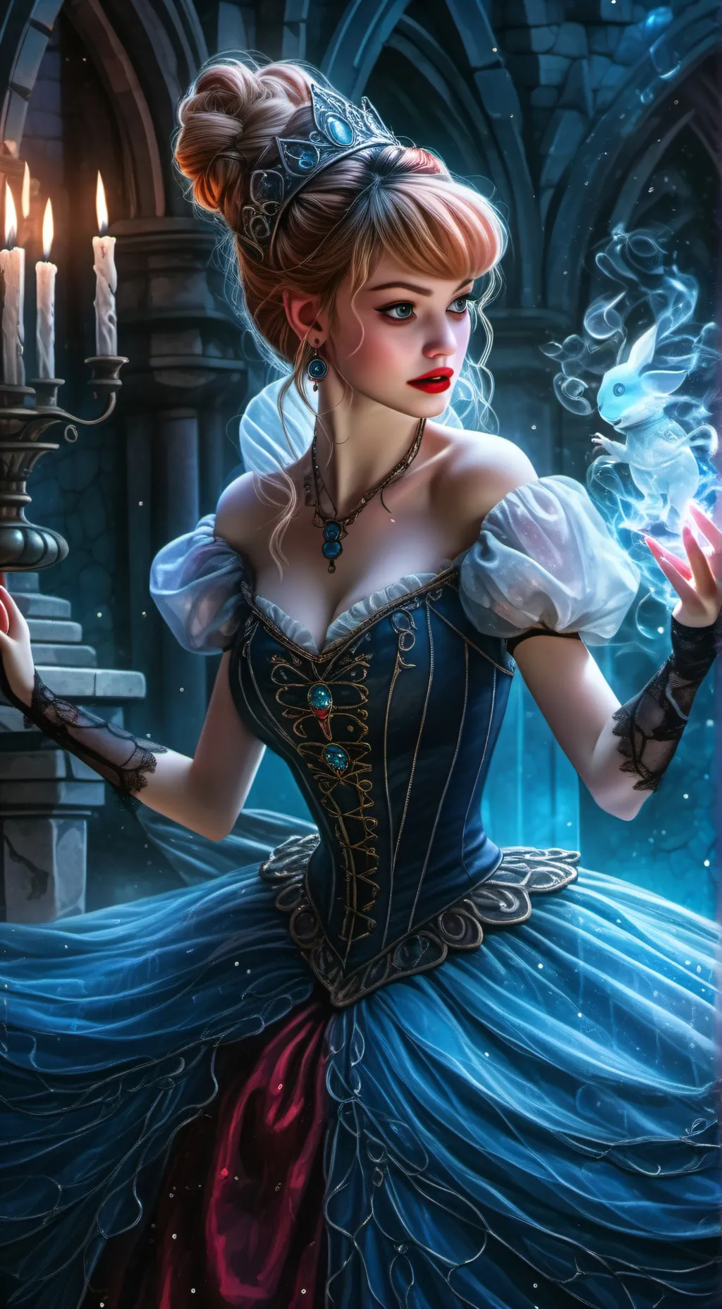 ai character: Cinderella background