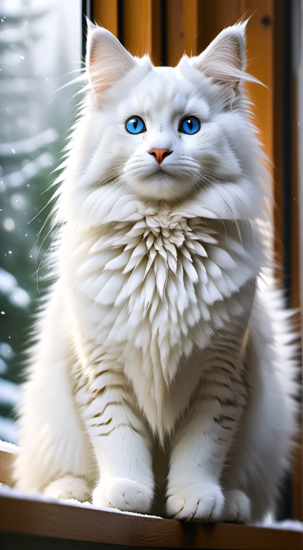 ai character: homeless cat background