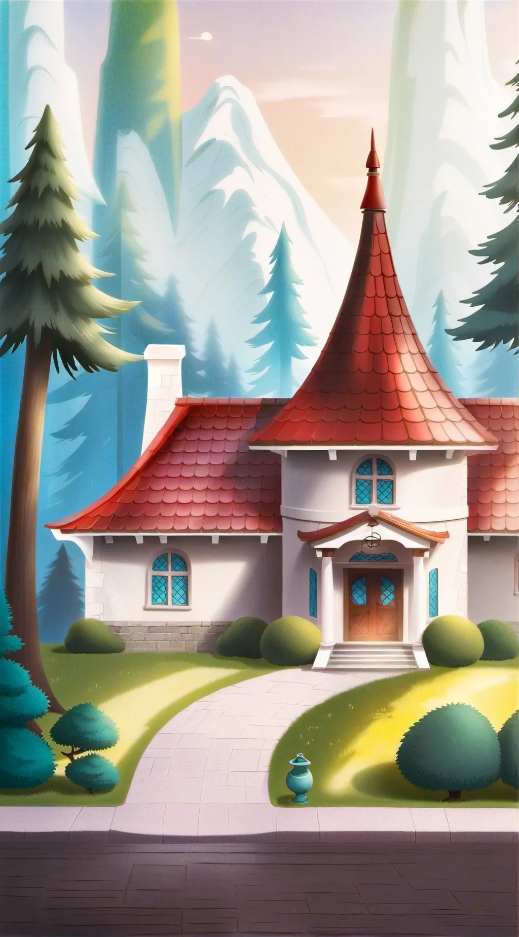 ai character: House.  background