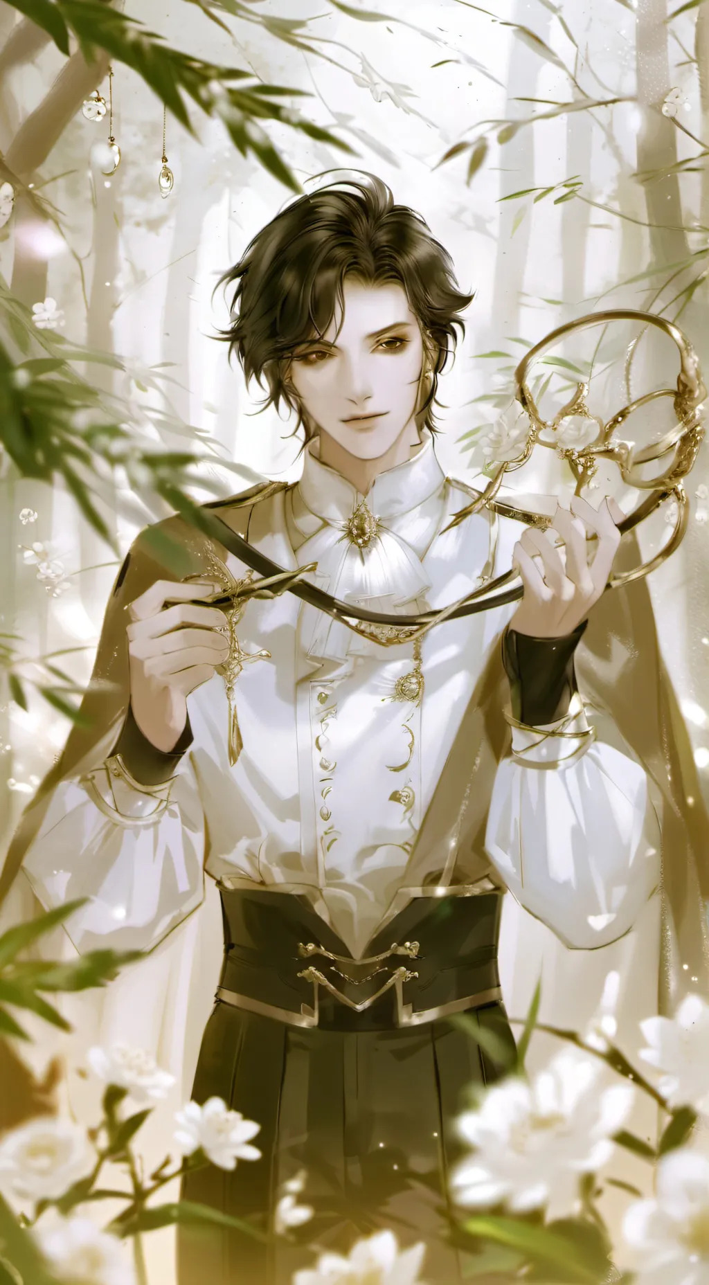 ai character: The AI robot background