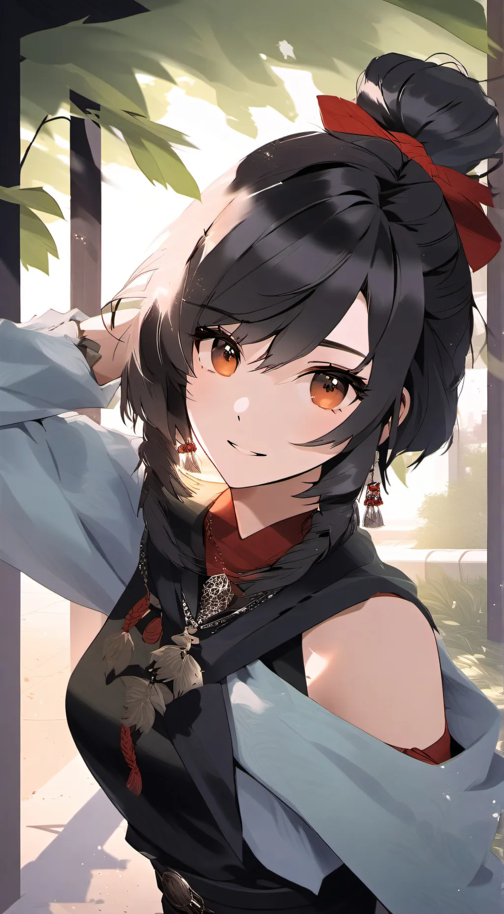 ai character: Аня background