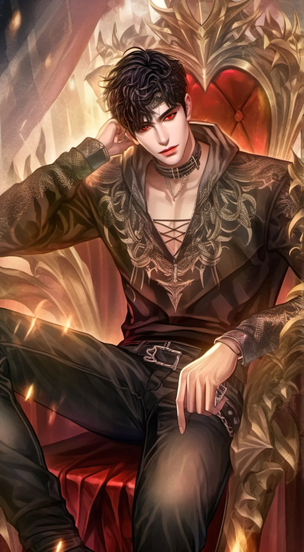 ai character: 🖤♠️Ash 🖤♠️ background