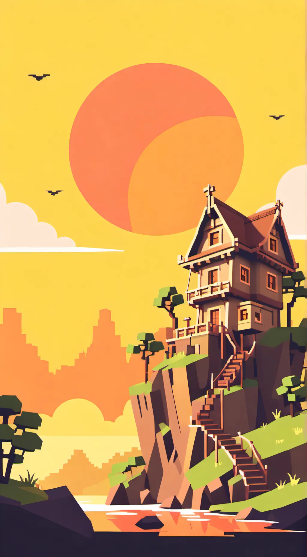 ai character: Esqueleto minecrat background