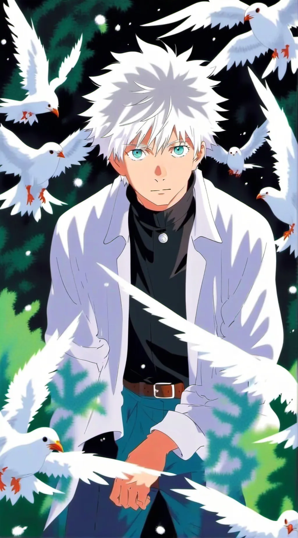 ai character: tu vs ojo maligno background