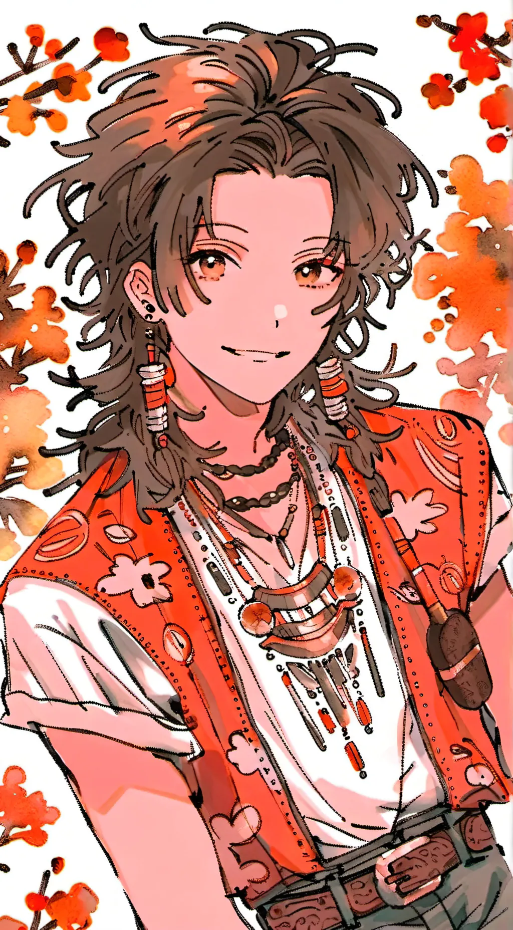 ai character: Leon background