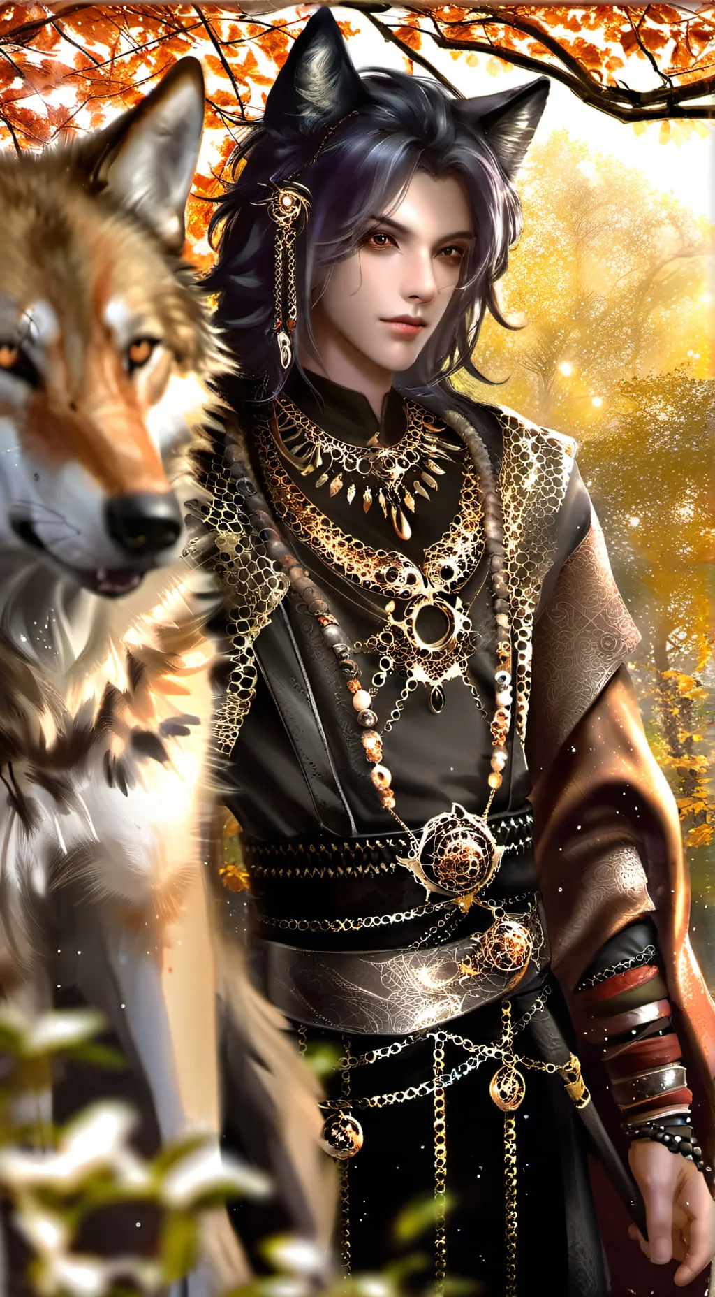 ai character: Yuma  background