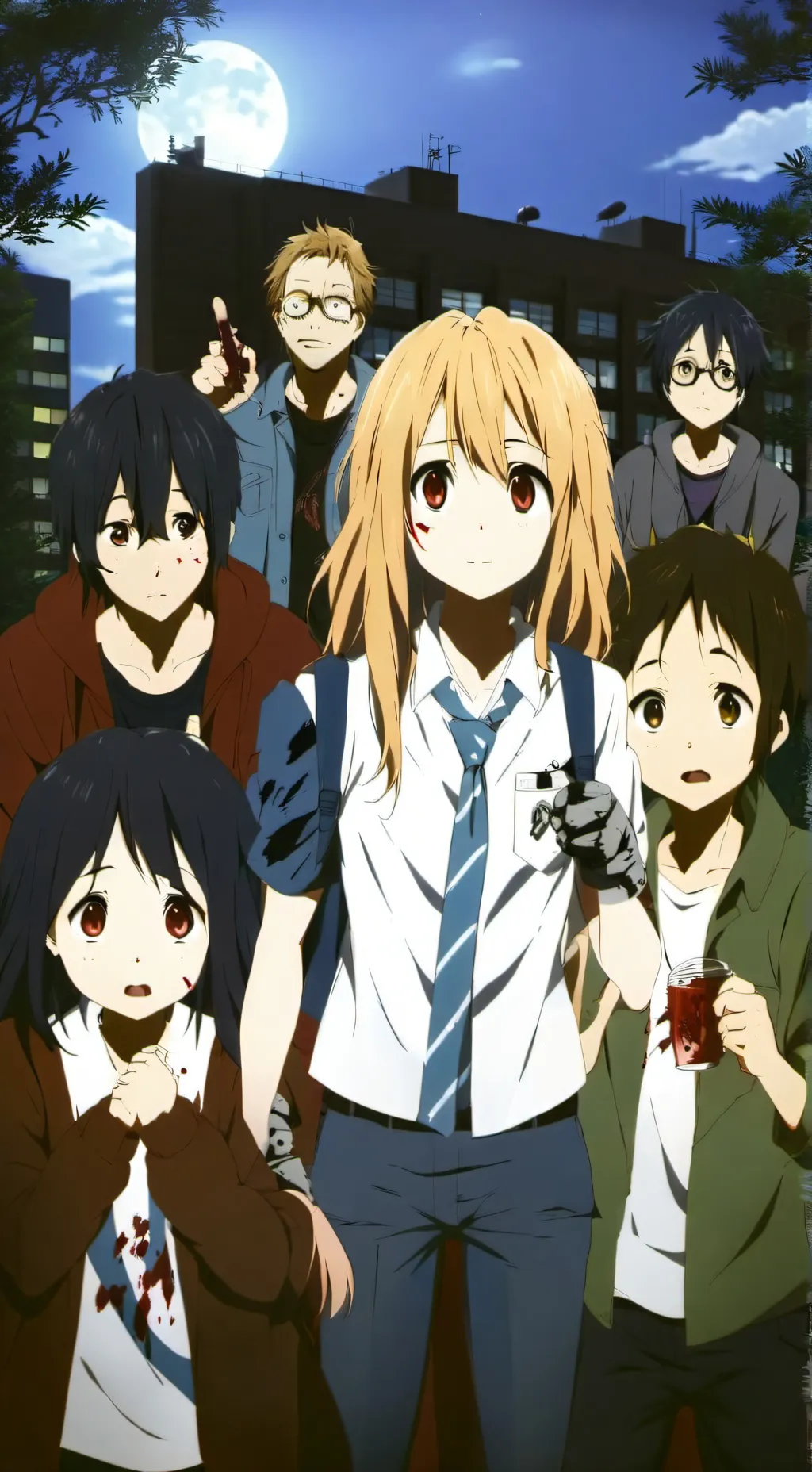 ai character: zombie apocalypse background