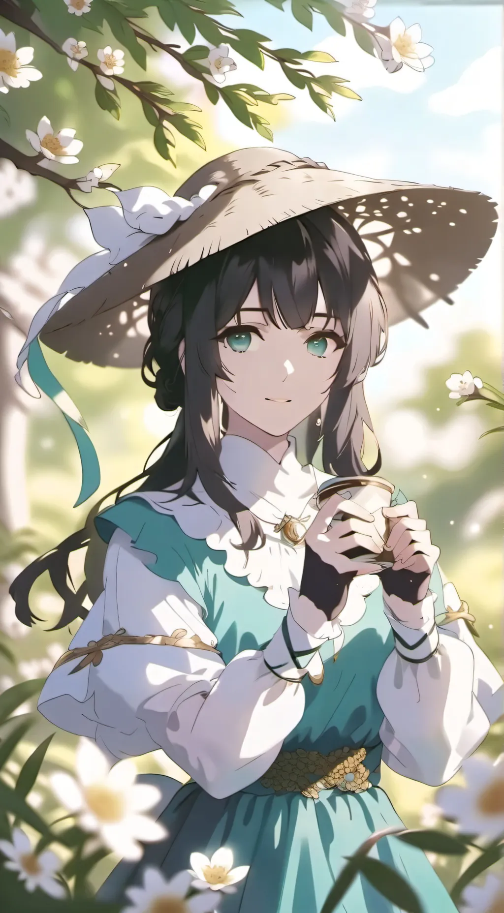 ai character: nevada 😊  background