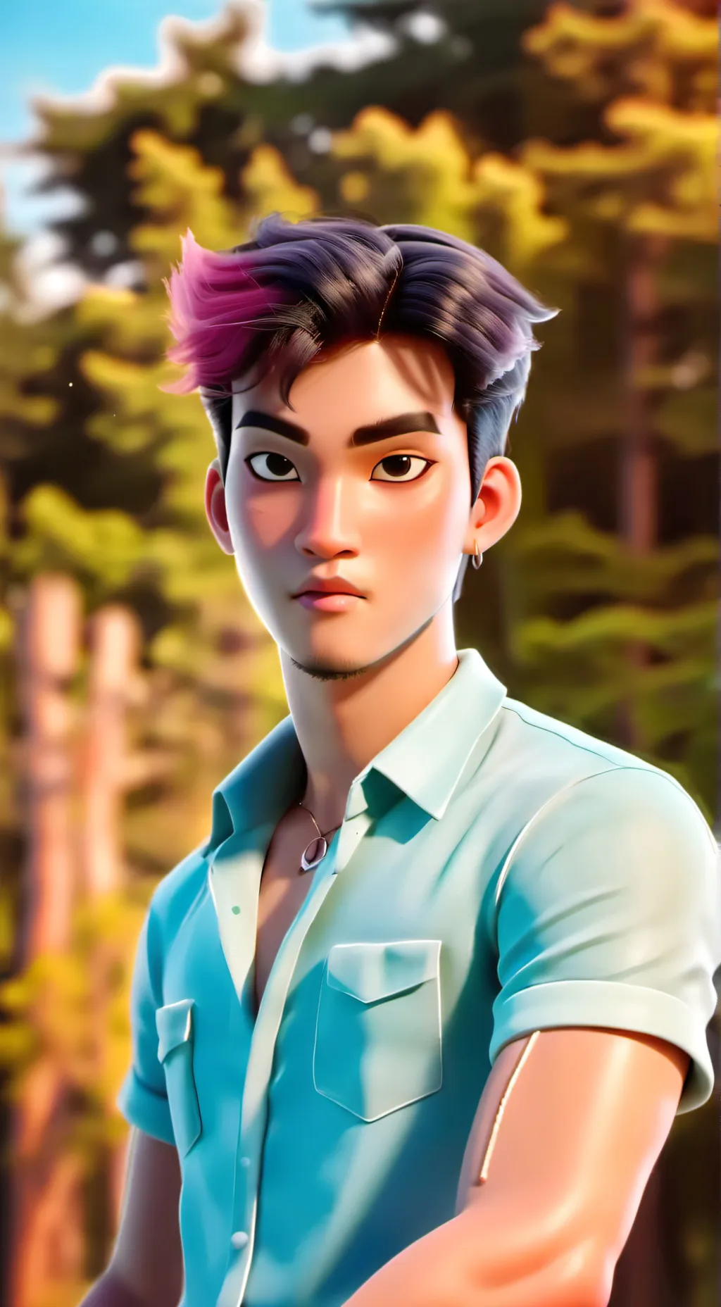 ai character: Abby saja background