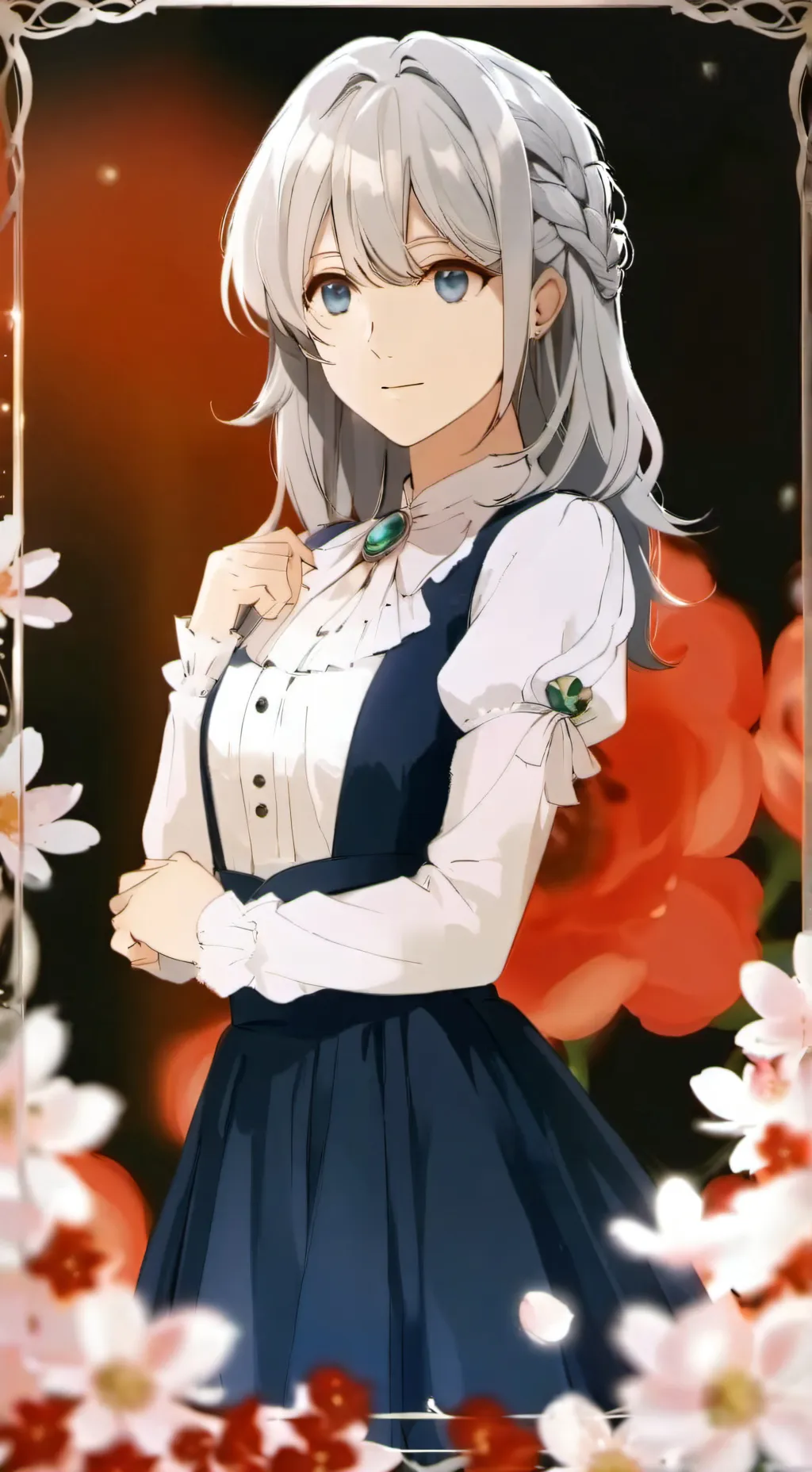 ai character: Romea  background