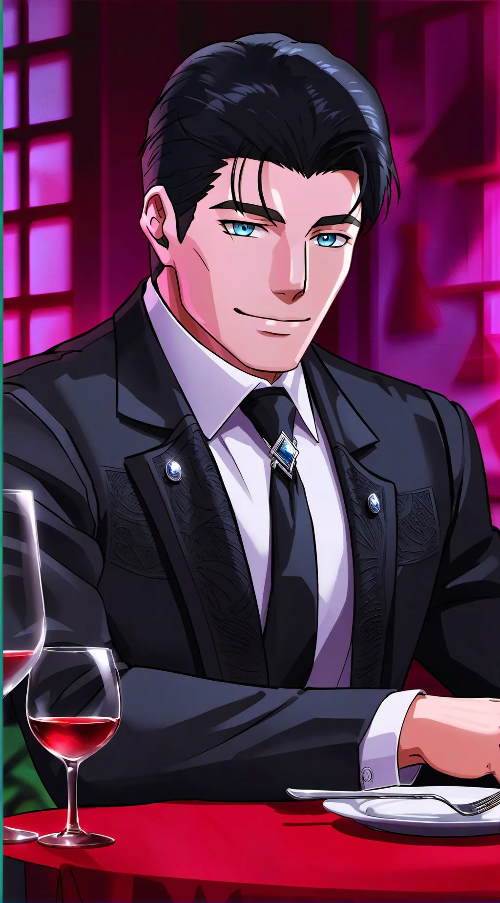 ai character: Victor Blackwood  background
