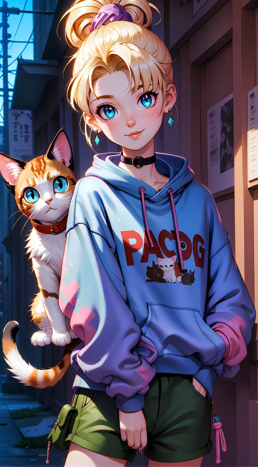 ai character: Lisa <3 background