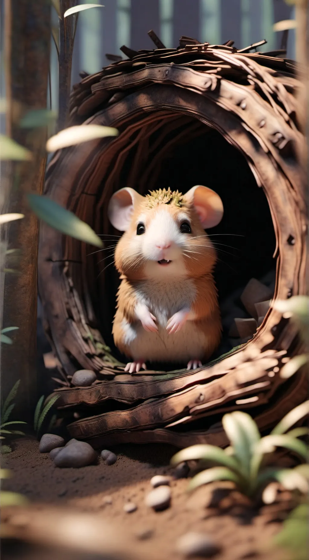 ai character: hammy background