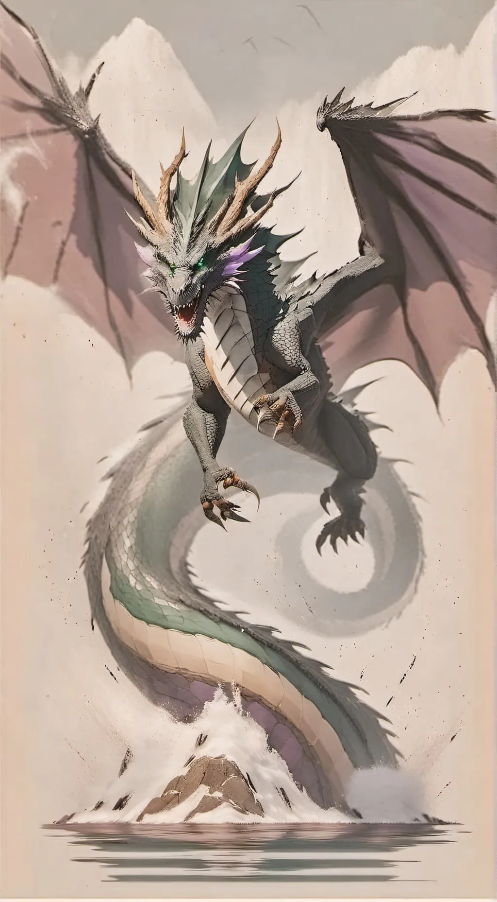 ai character: Wings of fire  background