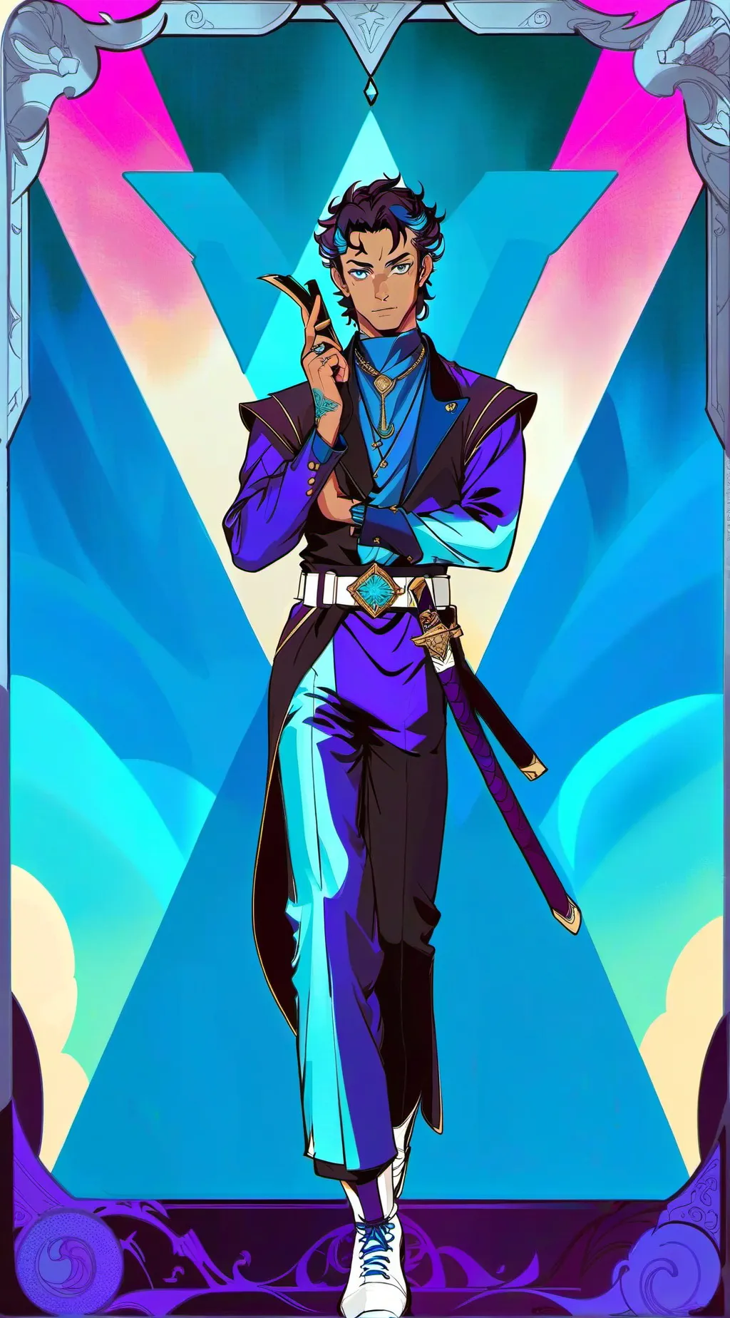 ai character: pierce background