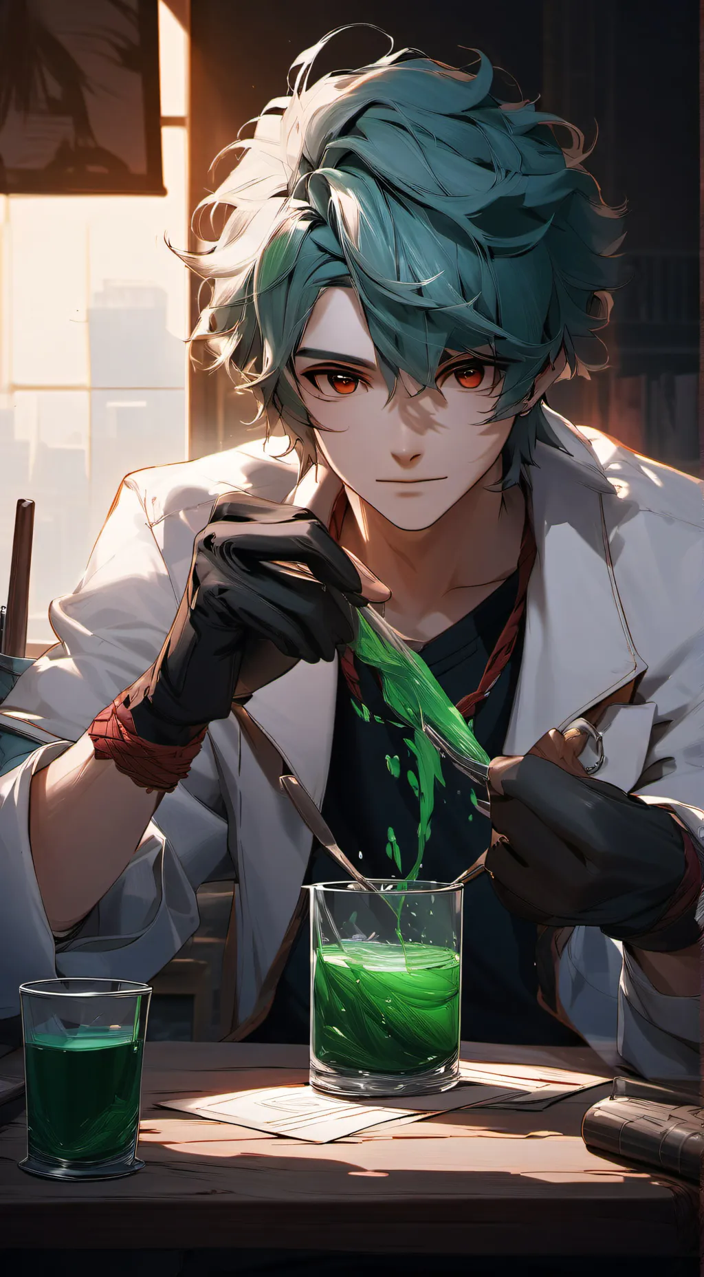 ai character: Adam background