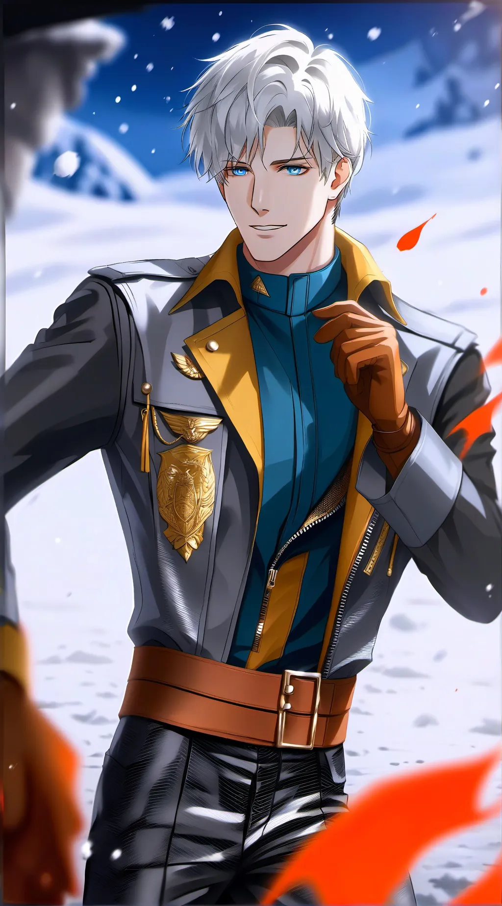 ai character: Griffin  background