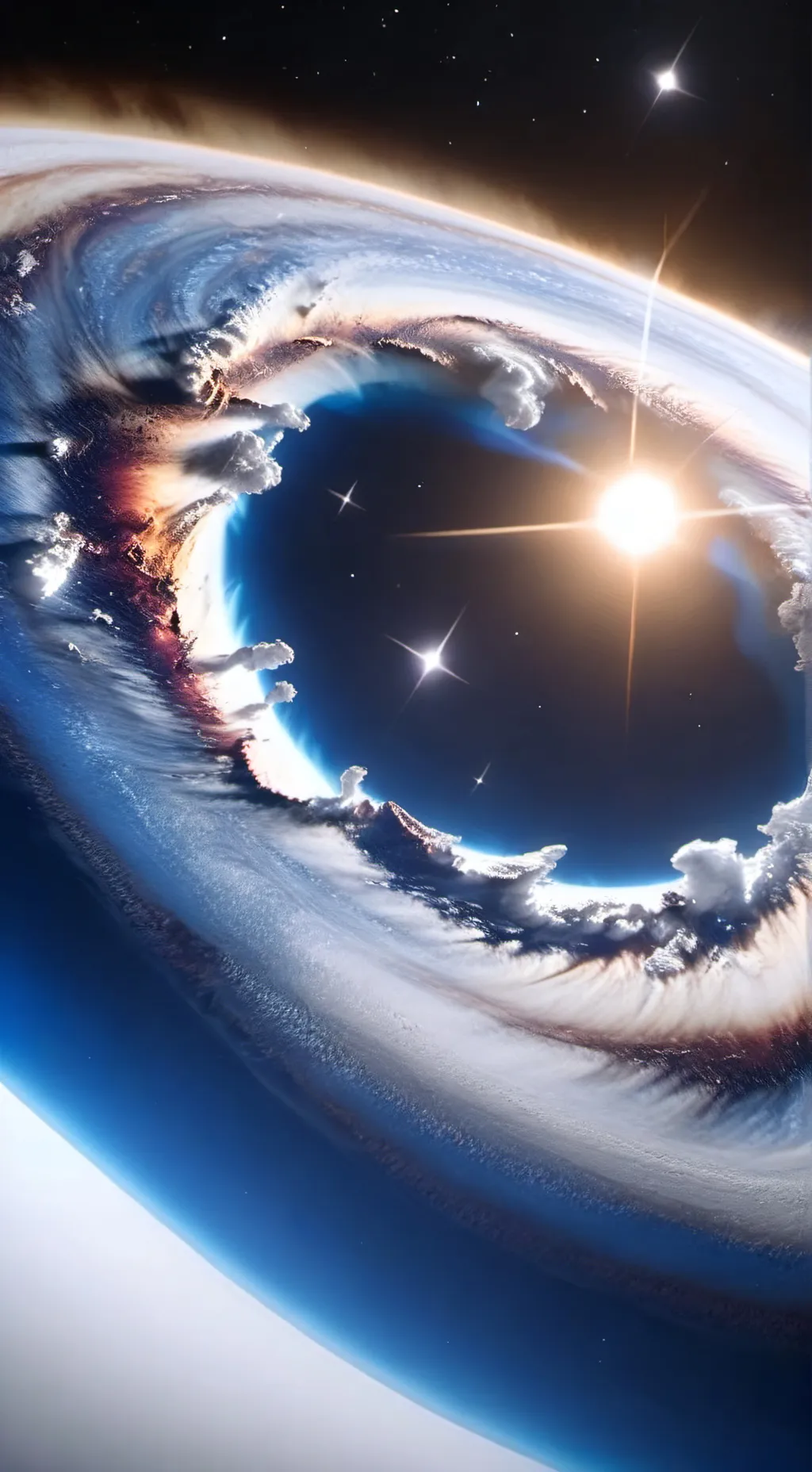 ai character: Milky way galaxy  background