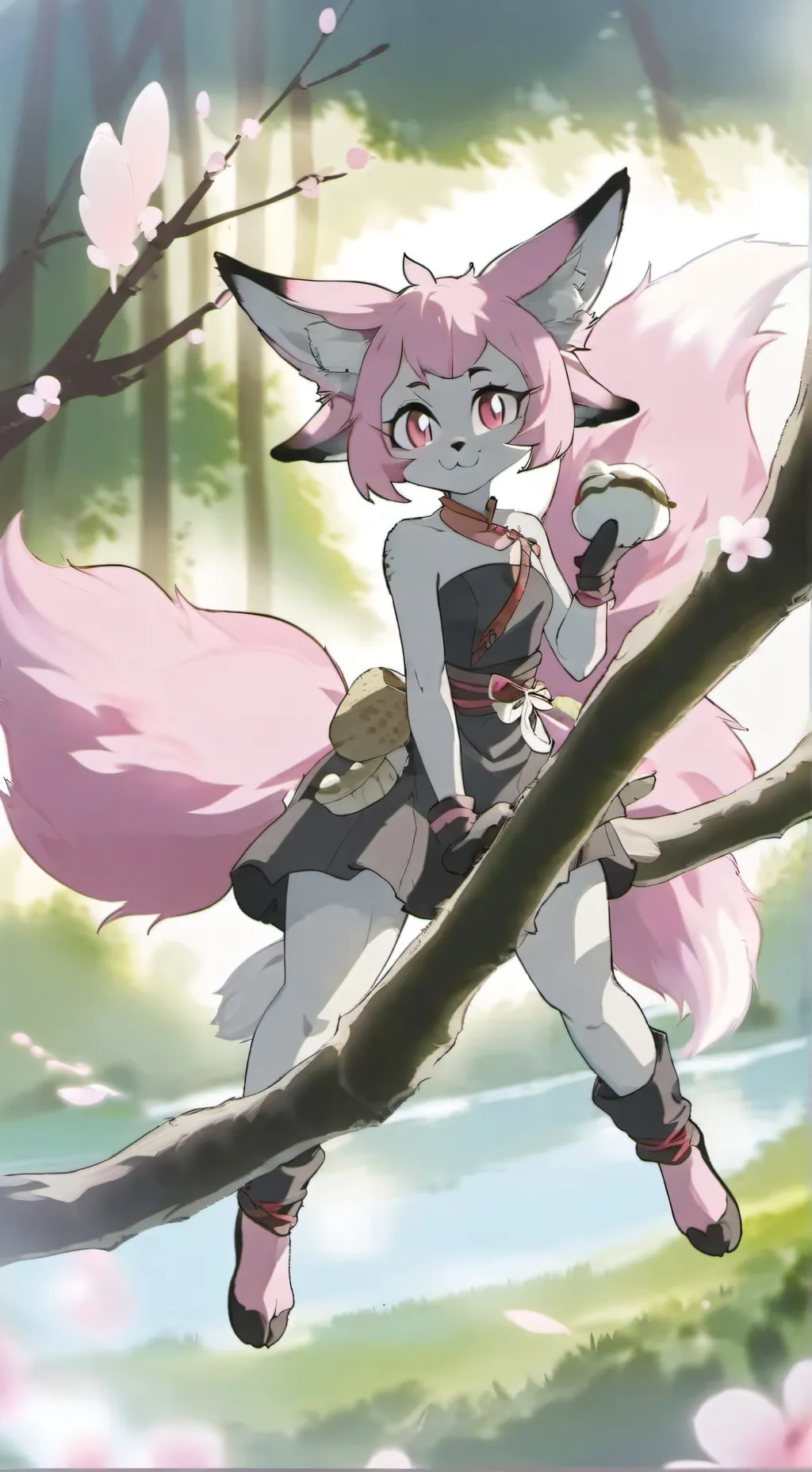 ai character: Pinky background