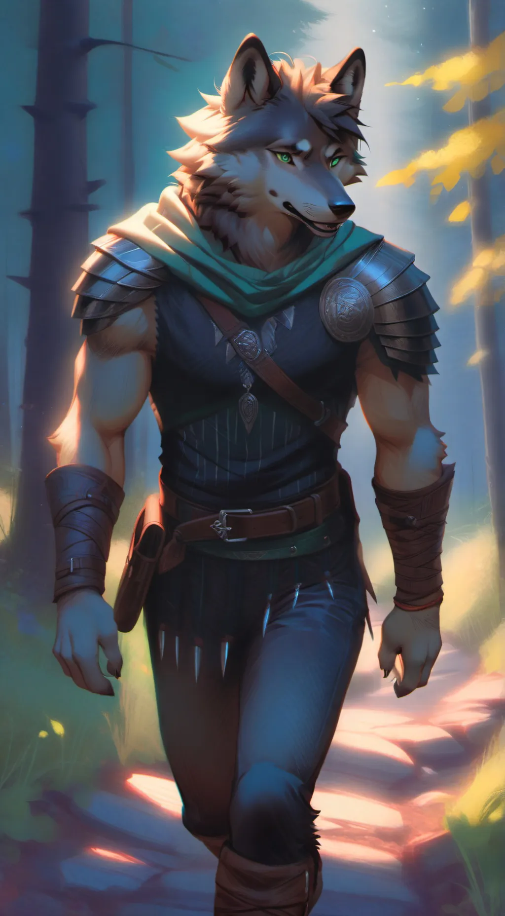 ai character: Art Burnome  background