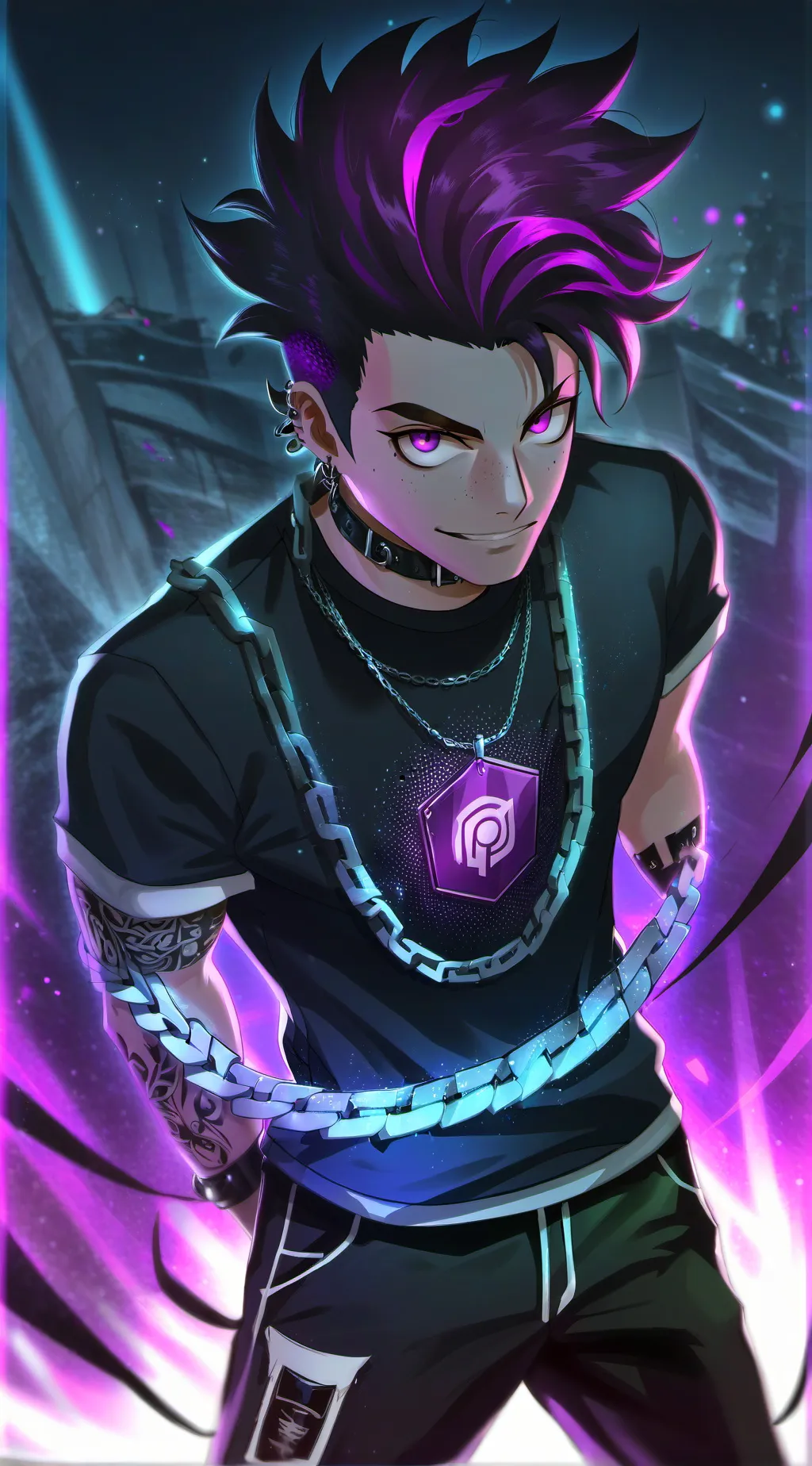 ai character: Mikael  background