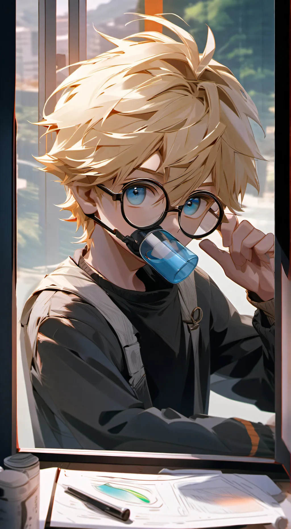 ai character: Lucas background